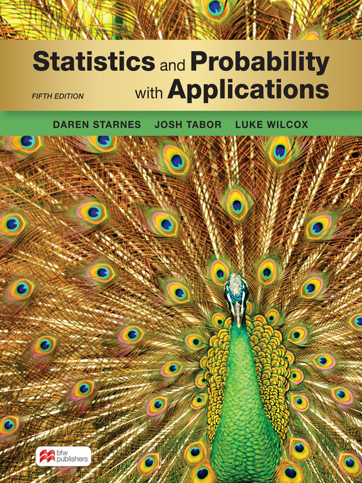 Title details for Statistics and Probability with Applications by Daren Starnes - Wait list